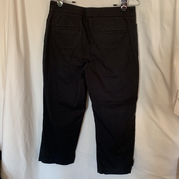 Talbots Summer black crop pants size 8 - great price! - Picture 4 of 10